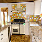 Granite curved kitchen